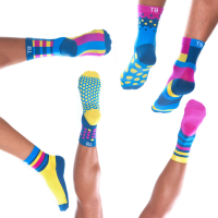 T8 - Mix Match Socks - Half Stripes